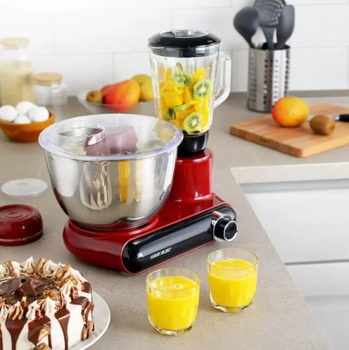 عجانة ميغا 6 لتر + خلاط زجاج 1.5 لتر من السيف - 80...