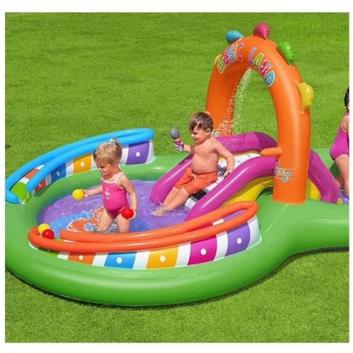 مسبح اطفال مع العاب قابل للنفخ - مقاس 2.95-1.90-1....
