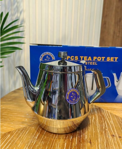 طقم ابريق شاي استيل متعدد المقاسات 20سم -32 سم -48...