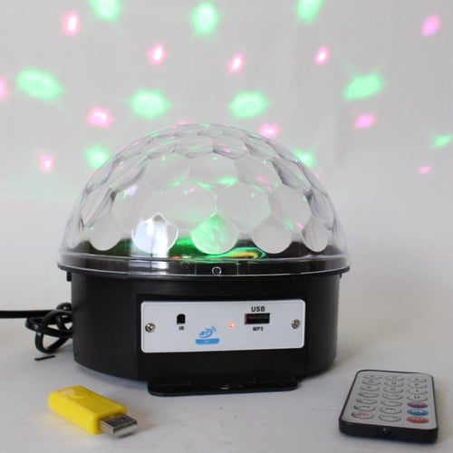 سماعة بلوتوث فيش مع اضائة LED كريستال