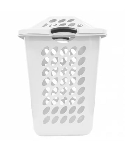 سلة غسيل مع غطاء سعة 65 لتر