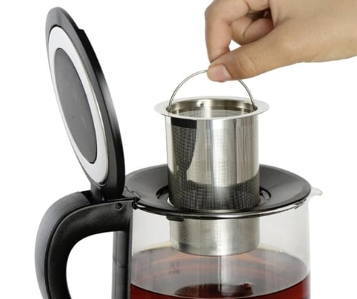 غلاية ومحضر شاي زجاج , السيف 1.8 لتر