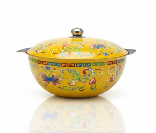 قدر رز بخاري تيفال من الداخل - برتقالي