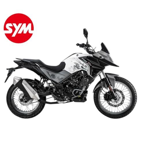 NHT200 SYM دراجة ادفنشر دباب motorcycle لون ابيض