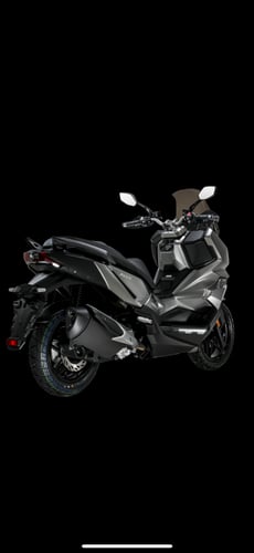 دراجة دباب SYM 300Cc لون رمادي غامق motorcycle