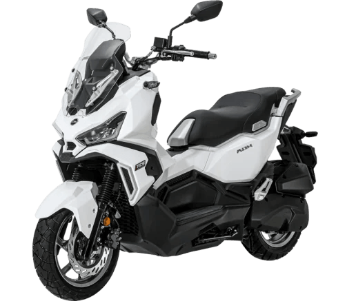 دراجة SYM Husky 200 cc لون ابيض