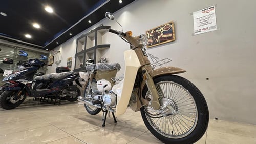 دراجة دباب مهدي شبيه هوندا كلاسيك لون بيج 110Cc mo...