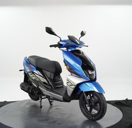 دراجة دباب شبيه افينيوس مهدي motorcycle لون ازرق