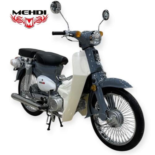 دراجة دباب مهدي شبيه هوندا كلاسيك لون رمادي 110Cc...