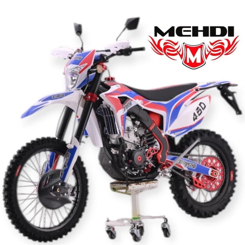 صحرواي دباب ديار لون ازرق دراجة مهدي R 450Cc motor...