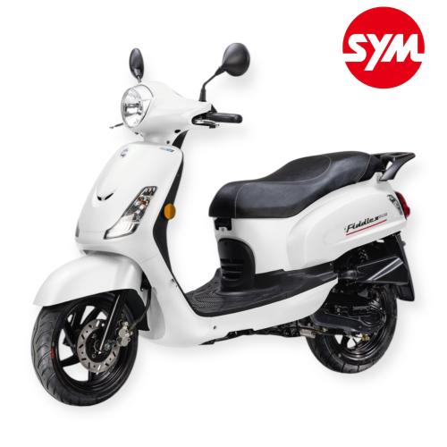 دراجة دباب فيسبا Sym 150 Cc لون ابيض motorcycle