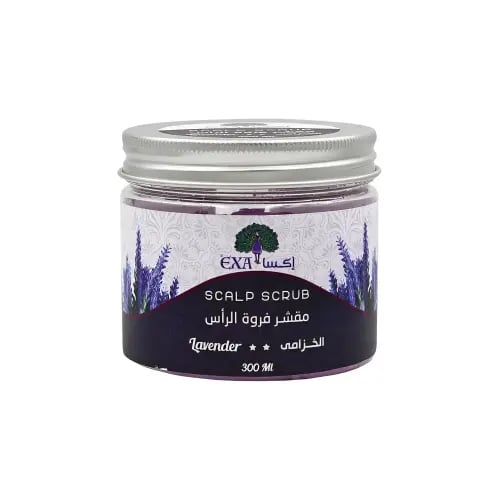 مقشر إكسا لفروة الرأس بخلاصة الخزامى لتنقية الجذور...
