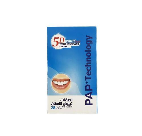 لصقات تبييض الأسنان فايف دي وايت بلس بتقنية PAP+ ل...