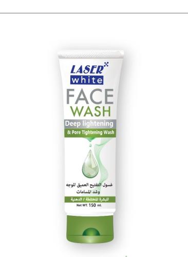 ليزر وايت غسول التفتيح للبشرة الدهنية والمختلطة -...