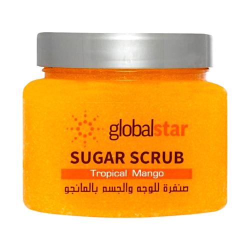 جلوبال ستار مقشر سكر بالمانجو للوجه والجسم وتنعيم...