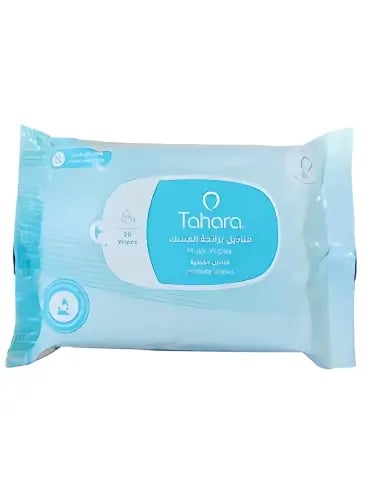 مناديل طهارة برائحة المسك لنظافة شخصية وانتعاش يدو...