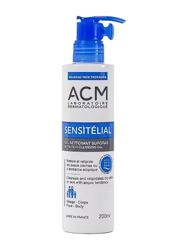 جل منظف سينسيتيال لتنظيف لطيف وترطيب البشرة الجافة...