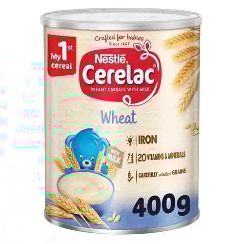 نستله سيريلاك غذاء لعمر 6 أشهر بحبوب القمح والحليب...