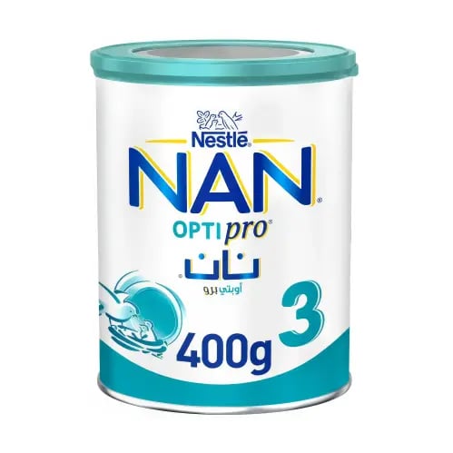 نان أوبتي برو حليب أطفال للنمو رقم 3 حجم 400 جرام
