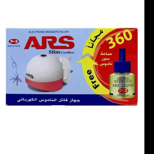 أرس جهاز قاتل للناموس كهربائي مع سائل 360 ساعة - 4...