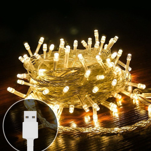 Decorative string 10 meters 80 bulbs - USB port