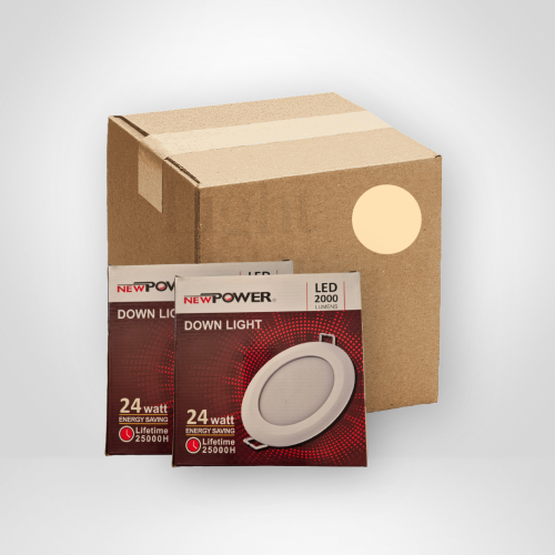 بنل - مقاس 20 سم 24 واط ماركة newpower - كريمي ضما...