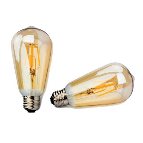 Edison bulb zucchini honey 4 watt LED E27 2-year w...