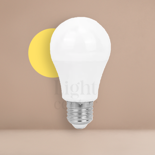 E27 round bulb - W12 - yellow two-year warranty