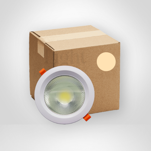 cob سبوت لايت 14سم كريمي - داون لايت كرتون 40 و 80...