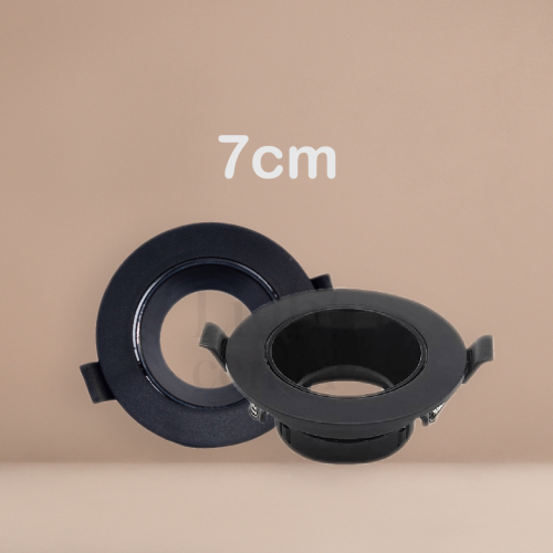A crime against glow - black on black - 7 cm