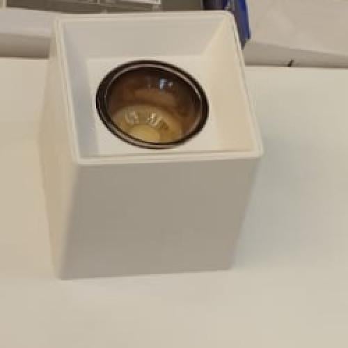 Square cylinder block for theft against glow avail...