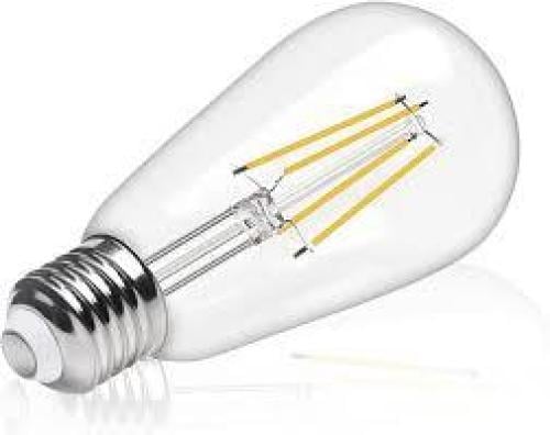 Edison bulb transparent zucchini 4 watt LED E27 2-...