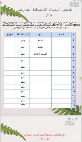 ملف الانضباط