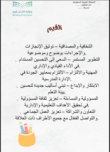 ملف شواهد الاداء للمعلم