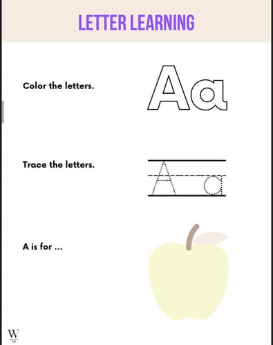 كتاب التمارين للأطفال الصغار