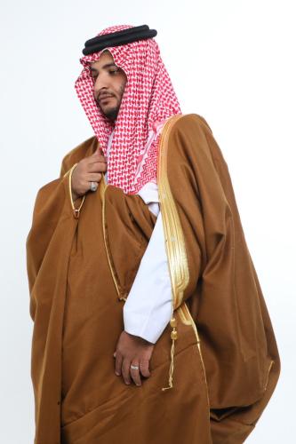 A royal gold and silver Bousht.