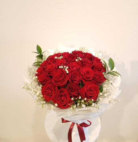 Natural rose floral red luxurious