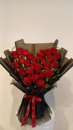 Red rose-gold natural