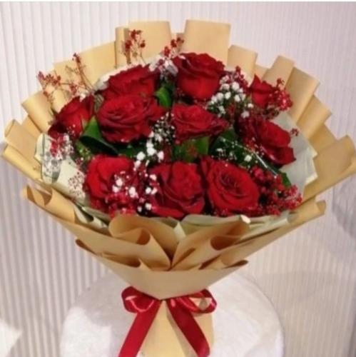 Red jasmine, packaging, cardboard color