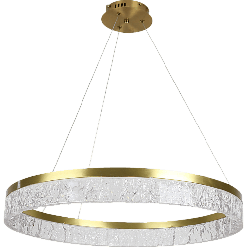 نجف مودرن زيتي 3اضاءات 36 واط قطر 80 سم