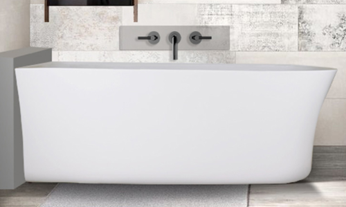 مغطس كلاسيك الياسمين يسار لون ابيض مقاس 170* 75 صن...