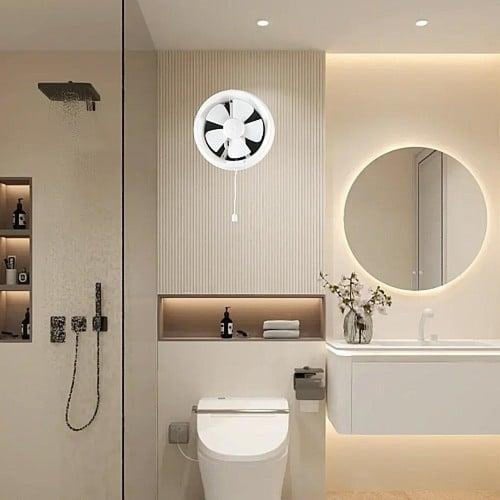 مروحة شفط دائري فتحة 6 بوصة 16 سم مقاس اطار (20*20...