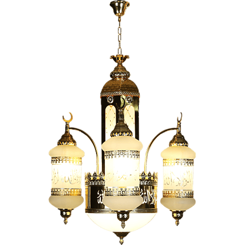 نجف مساجد اسلامي ذهبي E27*11L ثلاثي