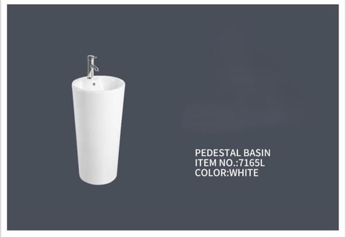 مغسله مودرن برميل لون ابيض