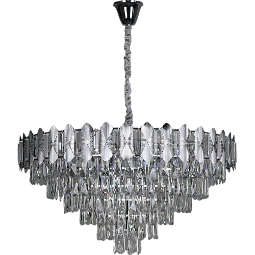 نجف مودرن فضي E14*15L مقاس 80 سم