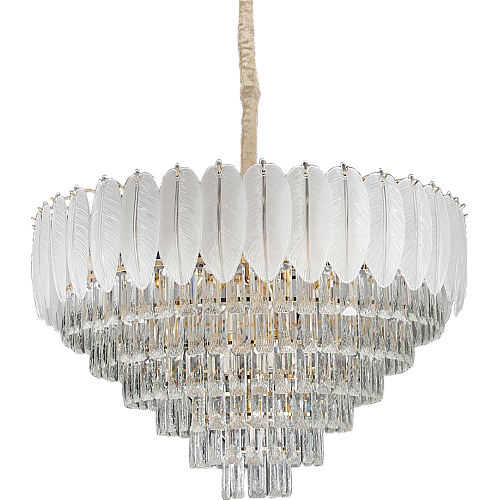 نجف مودرن ذهبي E14*16L مقاس 80 سم