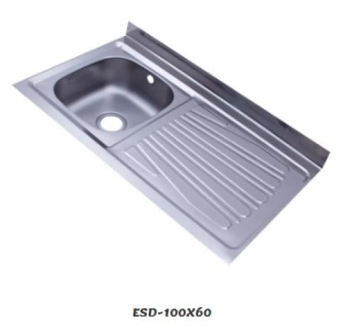 مجلي موديل كوري 100*60 ستيل ثقيل حوض شامل الهراب