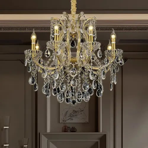 نجف شمعدان 600 قطر 700 E14*8L سم
