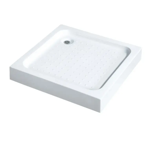 شاور اكريلك مربع 70*70 فوق بلاط لون ابيض