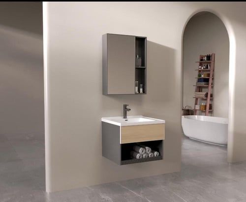 مغاسل ديكور ألمونيوم مقاس 60 سم